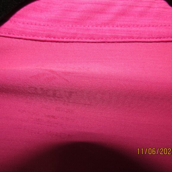 Men's 3XLT Reebok Speedwick Pink Polo Shirt - Picture 4 of 4